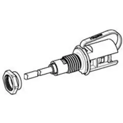 DC/AC converter plug, 5.3 mm², 25 A, socket, 1-1394738-0