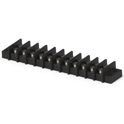 PCB terminal, 11 pole, AWG 22-12, 20 A, screw connection, black, 1-1546306-1 - 1