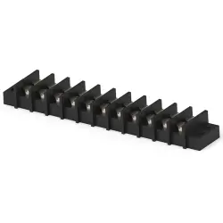 PCB terminal, 11 pole, AWG 22-12, 20 A, screw connection, black, 1-1546306-1