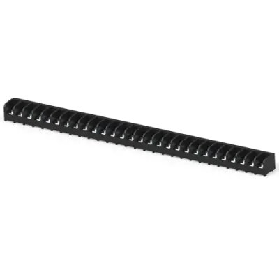 PCB terminal, 28 pole, AWG 22-12, 25 A, screw connection, black, 1-1546399-3 - 1