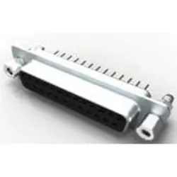 D-Sub socket, 37 pole, standard, straight, solder pin, 1-1634225-2