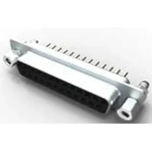 D-Sub socket, 37 pole, standard, straight, solder pin, 1-1634225-2 - 1