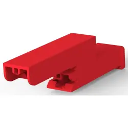 Insulating grommet for 4.75 mm, 2 pole, PA, UL 94V-0, red, 1-174712-7