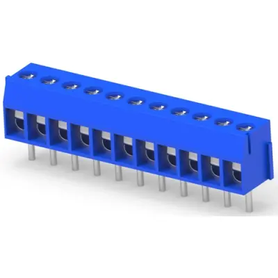 PCB terminal, 11 pole, pitch 3.5 mm, AWG 26-18, 7 A, pin, blue, 1-1776275-1 - 1