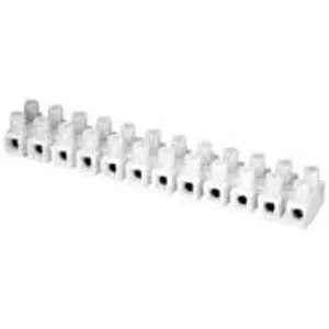 Connection terminal, 10 pole, 0.2-3.0 mm², brown, screw connection, 30 A, 1-1776298-0 - 1