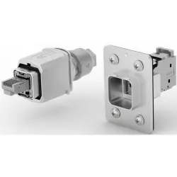 Plug, RJ45, 8 pole, 8P8C, Cat 6A, panel mounting, 1-2120875-1