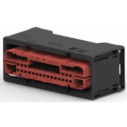 Socket, 46 pole, straight, black, 1-2141968-3