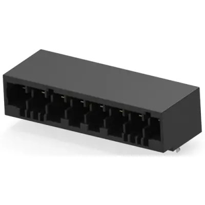 PCB terminal, 8 pole, pitch 7.5 mm, 22 A, black, 1-2349849-8 - 1