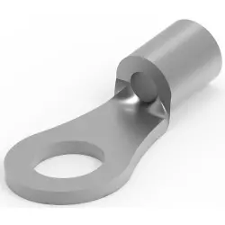 Uninsulated ring cable lug, 0.3-0.9 mm², AWG 22 to 18, 4.34 mm, M4, 133521-1
