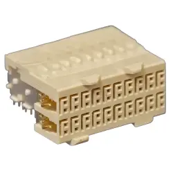 Female connector, 80 pole, pitch 2.5 mm, angled, 1469077-1