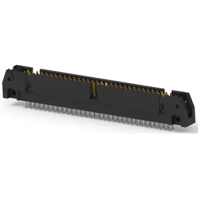 Pin header, 64 pole, 2 rows, pitch 2.54 mm, solder pin, pin header, tin-plated, 1-5102155-2 - 1