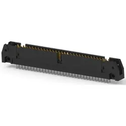 Pin header, 64 pole, 2 rows, pitch 2.54 mm, solder pin, pin header, tin-plated, 1-5102155-2