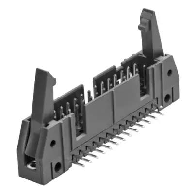 Pin header, 64 pole, 2 rows, pitch 2.54 mm, solder pin, pin header, tin-plated, 1-5111105-2 - 1