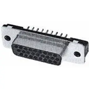 D-Sub socket, 78 pole, high density, straight, solder pin, 1-5748831-1 - 1