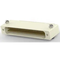 D-Sub socket, 51 pole, angled, solder pin, 1589815-7
