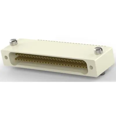 D-Sub socket, 51 pole, angled, solder pin, 1589815-7 - 1