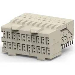 Female connector, 40 pole, pitch 2.5 mm, angled, 1645694-1