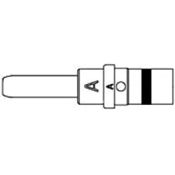 Pin contact, AWG 14-12, crimp connection, 1738017-1