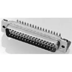 D-Sub plug, 37 pole, standard, angled, solder pin, 1757841-4
