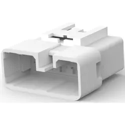 Insulating grommet for 4.75 mm, 8 pole, PBT, UL 94V-0, natural, 175978-1