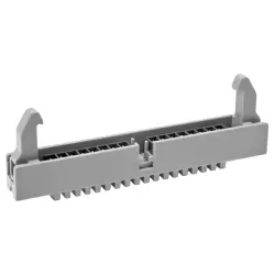 Pin header, 20 pole, 2 rows, pitch 2.54 mm, solder pin, pin header, tin-plated, 1761687-7