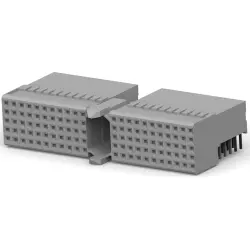 Female connector, 110 pole, pitch 2 mm, angled, 1857989-1