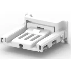Socket, 6 pole, 1 row, natural, 1903994-1
