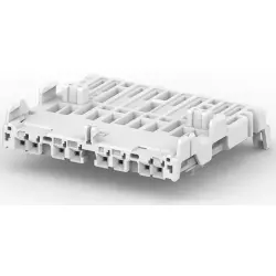 Socket, 6 pole, 1 row, natural, 1903998-1