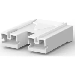 Insulating grommet for 6.35 mm, 2 pole, nylon, UL 94V-0, natural, 1939581-1