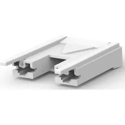 Insulating grommet for 4.75 mm, 2 pole, nylon, UL 94V-0, natural, 1969735-1
