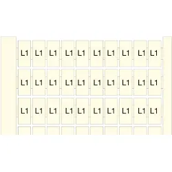 Terminal marker for terminal block, 1SNA231117R1400