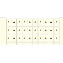 Terminal marker for terminal block, 1SNA232211R2300