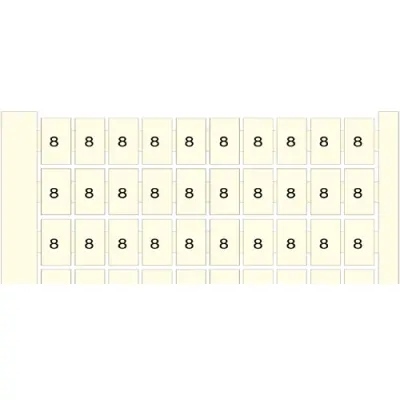 Terminal marker for terminal block, 1SNA232212R2400 - 1