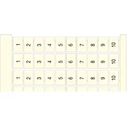 Terminal marker for terminal block, 1SNA234049R0600