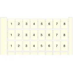 Terminal marker for terminal block, 1SNA238001R0300