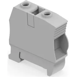 Screw terminal block, screw connection, 35 mm², 2 pole, 125 A, 8 kV, gray, 1SNK516010R0000