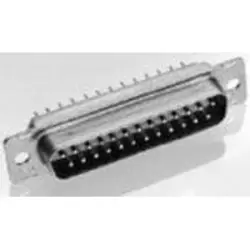 D-Sub socket, 37 pole, standard, straight, crimp connection, 205419-1