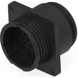 Circular connector, 22 pole, crimp connection, straight, 206613-5
