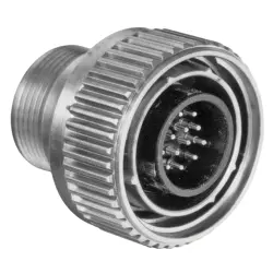 Circular connector, 37 pole, crimp connection, straight, 208472-3