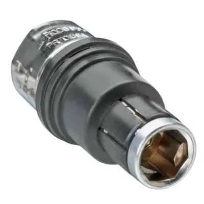 Circular connector, 7 pole, pin connection, push pull, straight, 2101550-1 - 1