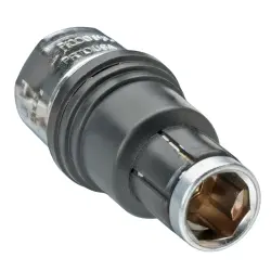 Circular connector, 7 pole, pin connection, push pull, straight, 2101550-1