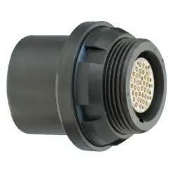 Circular connector, 7 pole, screw connection, straight, 2101676-1