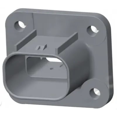 Connector, 2 pole, straight, orange, 2103247-4 - 1