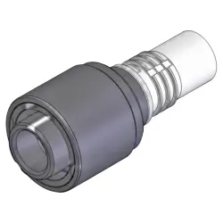 Circular connector, 19 pole, solder cup, bayonet locking, straight, 2174192-2