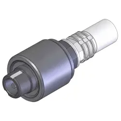 Circular connector, 7 pole, solder cup, push pull, straight, 2174200-1