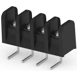 PCB terminal, 4 pole, AWG 22-12, 20 A, screw connection, black, 2-1776044-8
