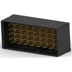 Male connector, 64 pole, pitch 3.9 mm, straight, 2187799-1
