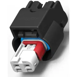 Socket, 2 pole, straight, 1 row, black, 2-1924067-0