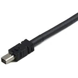 Connection cable, 2 m, plug straight to open end, 0.129 mm², AWG 26, 2205129-3