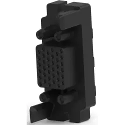 Socket housing, 40 pole, pitch 3.3 mm, straight, black, 2212082-1